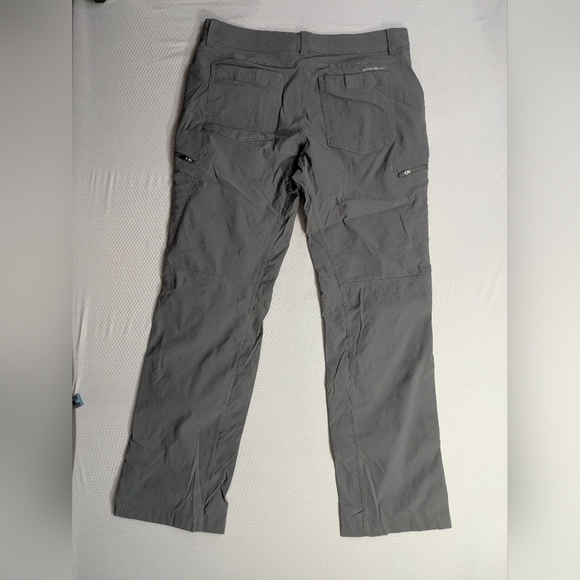 Eddie Bauer First Ascent Pants Gray Mens Size 34x32 Guide Pro Performance Hiking - Picture 5 of 11